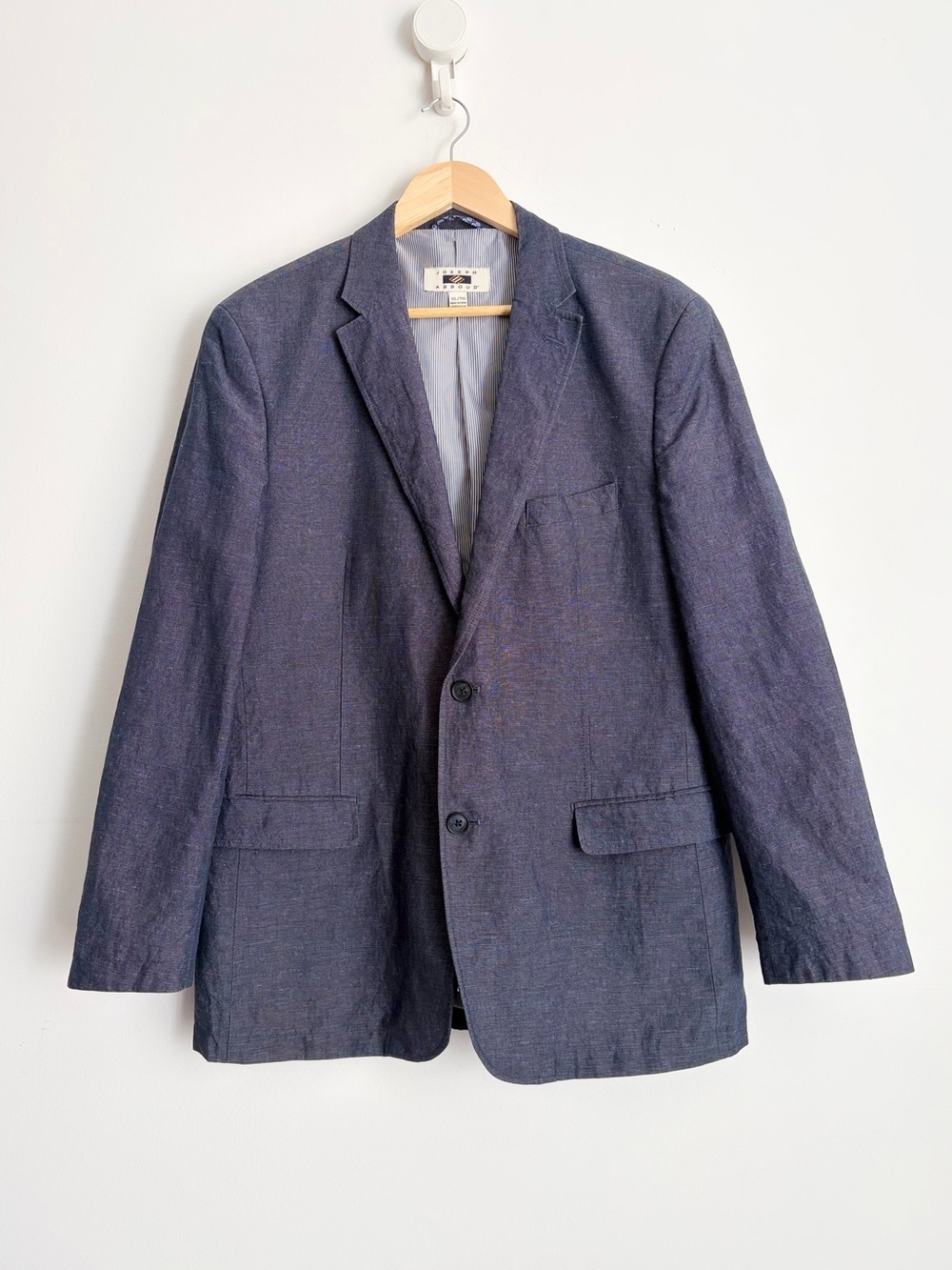 Joseph Abboud Linen Cotton Sport Coat Coastal Grandfather Old Money XL